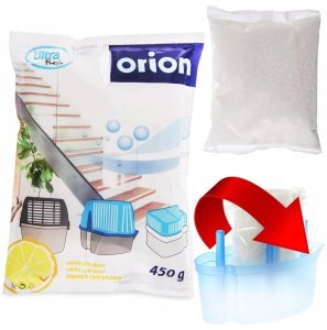 Orion Wkład do pochłaniacza wilgoci cytrynowy granulki ULTRA FRESH 450g ORION 832381 10