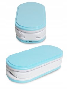 Lampka biurkowa LTC Lampka biurkowa LTC LED 3 tryby świecenia 3000/4000/6000K, akumulator 1200mAh, składana, niebieska 4