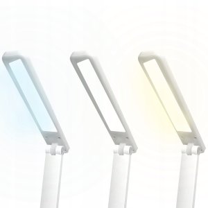 Lampka biurkowa LTC Lampka biurkowa LTC LED, 3W, 3 tryby świecenia 3000/4000/6000K, regulowana, akumulator 1200mAh, biała 2