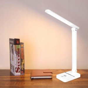 Lampka biurkowa LTC Lampka biurkowa LTC LED, 3W, 3 tryby świecenia 3000/4000/6000K, regulowana, akumulator 1200mAh, biała 8