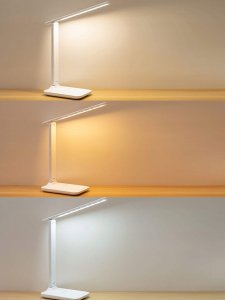 Lampka biurkowa LTC Lampka biurkowa LTC LED, 3W, 3 tryby świecenia 3000/4000/6000K, regulowana, akumulator 1200mAh, biała 9