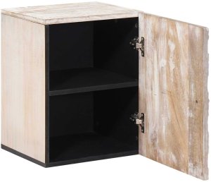 vidaXL vidaXL Wisząca Szafka Łazienkowa z drzwiami Biały 38 x 33,5 x 48 cm 2