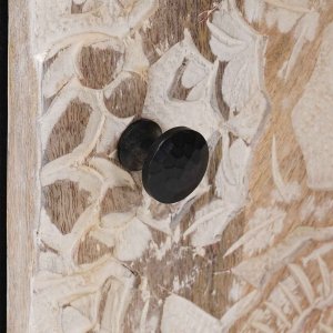 vidaXL vidaXL Wisząca Szafka Łazienkowa z drzwiami Biały 38 x 33,5 x 48 cm 7