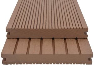 vidaXL vidaXL Deska Tarasowa 4 pcs Jasny Brąz Kompozyt drewniano-plastikowy 4