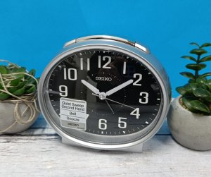 Seiko Budzik Seiko QHK059A Bell Alarm 13x11 cm srebrny . 2