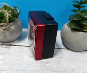 Seiko Budzik SEIKO QHE196R nie tyka 6,5 cm czerwony . 4