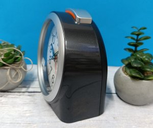 Seiko Budzik SEIKO QHE211K nie tyka 12 cm czarny . 3