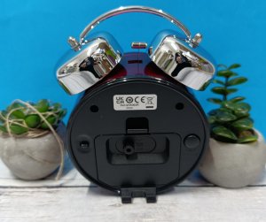 Seiko Budzik Seiko QHK063R alarm mechaniczny 11x15 cm czerwony . 4