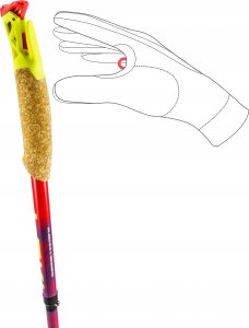 Leki Kije trekkingowe LEKI TRL ULTRATRAIL FX ONE, 115cm czerwone 7