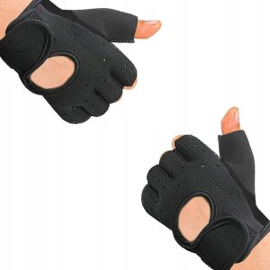 Interplastic Bx11_tds0867d_Rękawiczki treningowe CZARNE - ROZMIAR M 12