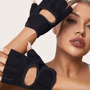 Interplastic Bx11_tds0867d_Rękawiczki treningowe CZARNE - ROZMIAR M 6