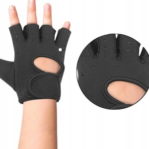 Interplastic Bx11_tds0867d_Rękawiczki treningowe CZARNE - ROZMIAR M 10