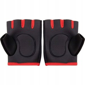 Interplastic Bx10_tds0867c_Rękawiczki treningowe CZARNO CZERWONE - ROZMIAR M 5