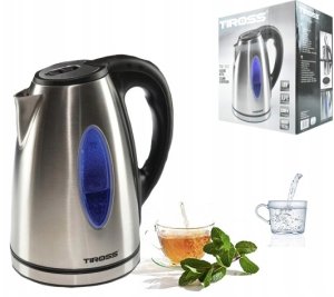 Czajnik Tiross Czajnik elektryczny 1.7L 2200W metalowy stalowy TIROSS TS-1361 11