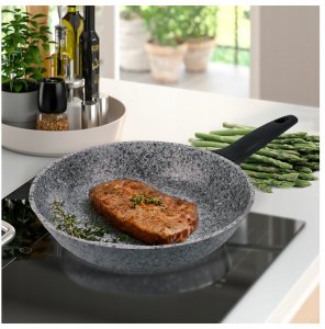 Patelnia Maestro Patelnia granitowa do smażenia na indukcję gaz 28cm MAESTRO MR-1210-28 2