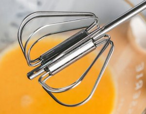 Brunbeste Trzepaczka do jajek obrotowa stalowa metalowa Ø6cm x 26 BRUNBESTE BB-3185 2