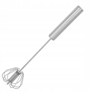 Brunbeste Trzepaczka do jajek obrotowa stalowa metalowa Ø6cm x 26 BRUNBESTE BB-3185 5