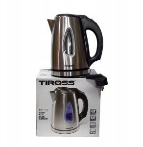 Czajnik Tiross Czajnik elektryczny metalowy 1630W mały 1.0L TIROSS TS-1362 9