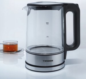 Czajnik Tiross Czajnik szklany elektryczny 1.7L niebieski TIROSS TS-2703 4