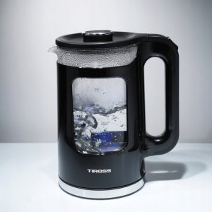 Czajnik Tiross Czajnik szklany elektryczny 1.7L niebieski TIROSS TS-2704 3