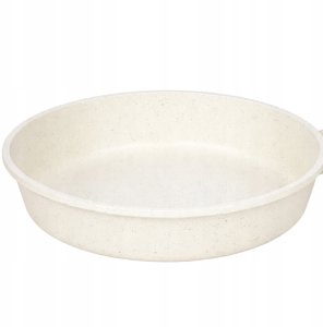 Patelnia Brunbeste Patelnia granitowa marmurkowa NON-STICK indukcja gaz 28cm beżowa BRUNBESTE BB-5538 10