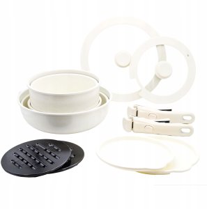 Brunbeste Zestaw garnków garnki marmurkowe komplet indukcja na gaz 13-ELE BRUNBESTE BB-5534 3