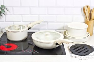 Brunbeste Zestaw garnków garnki marmurkowe komplet indukcja na gaz 13-ELE BRUNBESTE BB-5534 7