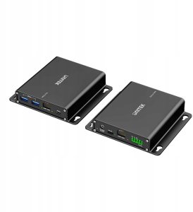 HUB USB Unitek Unitek Przedłużacz USB 5 Gb/s 100 m przez Ethernet z hubem 2