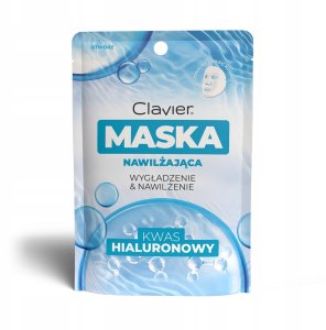 Pilaten CLAVIER_Maska nawilżająca w płachcie z kwasem hialuronowym 10szt 2