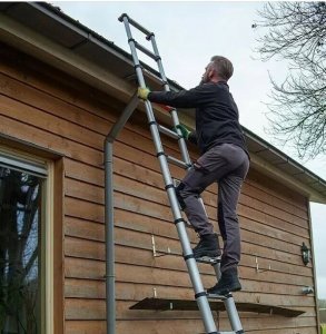 AWTools Batavia B.V. | Giraffe PRO Telescopic Ladder 3.81 m 3