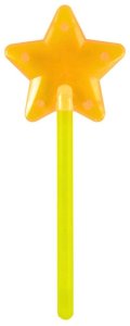 LeanToys Różdżka Fluorescencyjna Gwiazda Świecąca W Ciemności Stick Neon 22cm LEAN TOYS (27999) 2