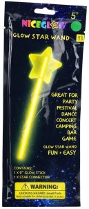 LeanToys Różdżka Fluorescencyjna Gwiazda Świecąca W Ciemności Stick Neon 22cm LEAN TOYS (27999) 5