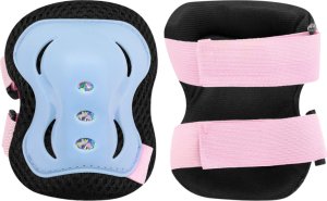 Spokey Ochraniacze do łyżworolek Spokey Shield niebiesko-różowe 946549-946550-946551 L 3