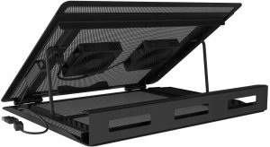 Podstawka chłodząca Natec Laptop Cooler Pad, 2 Fans | Tern 2 Plus | czarny 6