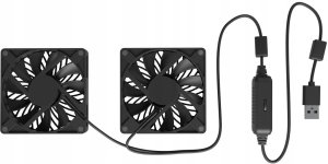 Podstawka chłodząca Natec Laptop Cooler Pad, 2 Fans | Tern 2 Plus | czarny 9