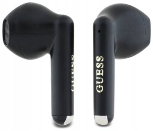Słuchawki Guess Bezprzewodowe słuchawki douszne Guess Bluetooth + stacja dokująca Printed Classic Logo czarny 2
