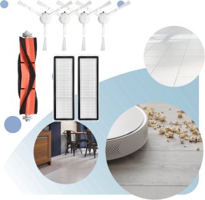 Litago Zestaw do Xiaomi Mi Robot Vacuum  Mop 2 Pro+ S10+ X10 X10+ X20 X20+ S20+ 1C 2