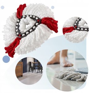 Litago 12x WKŁAD DO MOPA OBROTOWEGO VILEDA TURBO KOŃCÓWKI MOP 2