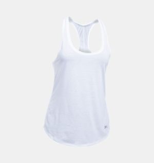 Under Armour Koszulka damska Threadborne Run Mesh Tank biała r. XS (1294520-102) 4