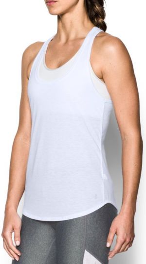 Under Armour Koszulka damska Threadborne Run Mesh Tank biała r. S (1294520-102) 2