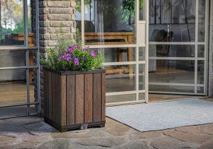 Keter KETER DONICA OGRODOWA DECO 74L BRĄZOWA WYSOKA 4