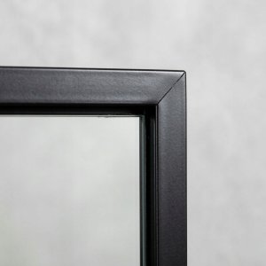 Lustro Edaxo Prostokatne lustro wiszące AXION, 60 x 40 cm, czarne 6