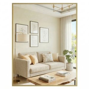 Lustro Edaxo Lustro wiszące SKARP, prostokątne, 60 x 80 cm 9