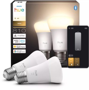 Philips Philips Hue W 810 A60 2P EU | E27 | 7 W | Warm white to cool white light | Bluetooth, Zigbee 3