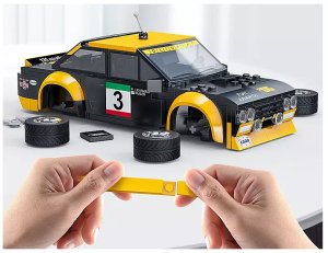 Jamara Jamara CaDA Fiat Abarth 131 zdalnie sterowany model Samochód Silnik elektryczny 1:20 10