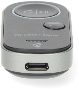 Nedis BTTC2500BK odbiornik muzyki przez bluetooth 8 m srebrny, czarny 3