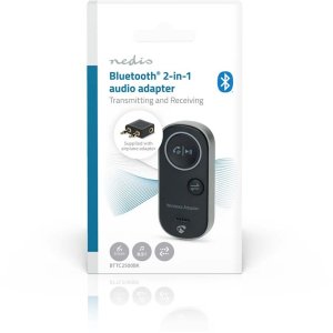 Nedis BTTC2500BK odbiornik muzyki przez bluetooth 8 m srebrny, czarny 9