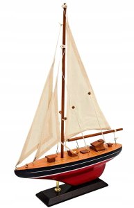 Giftdeco Drewniany Model Jachtu Żaglowego - F1705 2