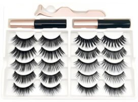 Zoe`s Dream Lashes Rzęsy Magnetyczne 10 PAR Sztuczne DŁUGIE Zestaw XXXL 3