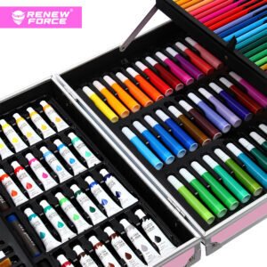 GALAXIA ZESTAW ARTYSTYCZNY DO MALOWANIA DLA DZIECI Dziewczynek Plastyczny WALIZKA 4